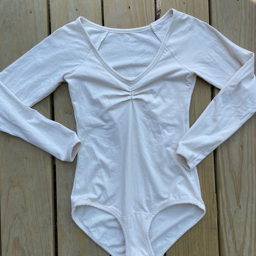 ARQ Paloma natural Long Sleeve Bodysuit